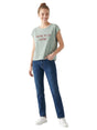 Image for Women's Printed Top,Dusty Mint