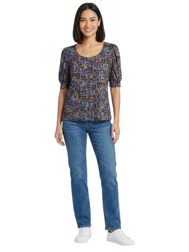 Image for Women's Printed Top,Multi