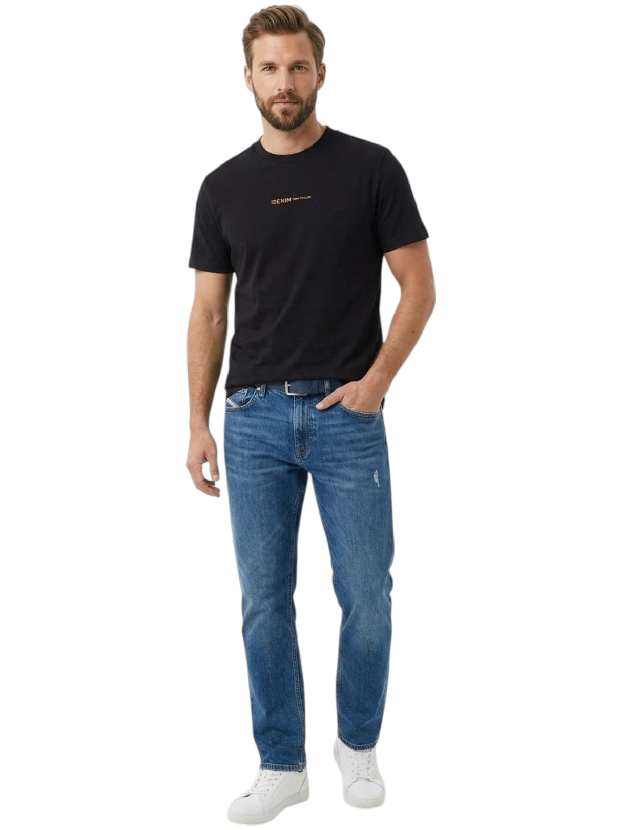 Image for Men's Printed Top,Black