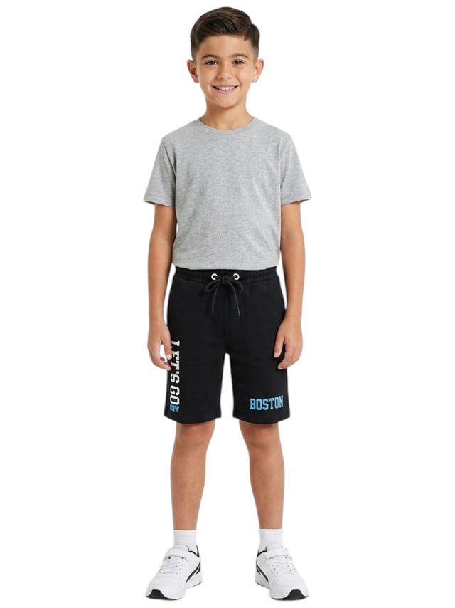 Image for Kids Boy's Printed Short,Black