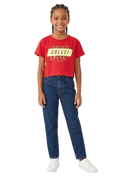 Image for Kids Girl's Printed Top,Red