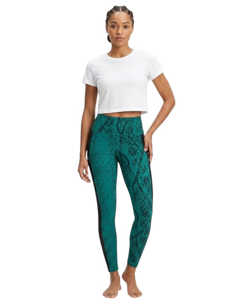 Image for Women's Printed Legging,Turquoise