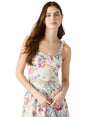 Image for Women's Floral Printed Crop Top,Multi