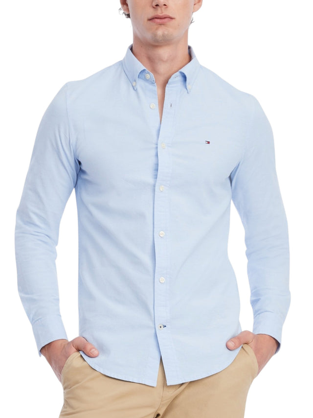 Image for Men's Plain Solid Dress Shirt,Light Blue