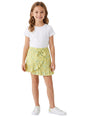 Image for Kids Girl's Floral Printed Skirt,Yellow
