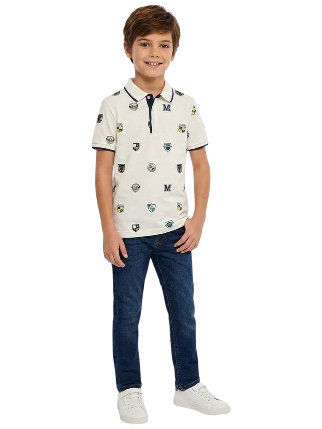 Image for Kids Boy's Printed Top,White