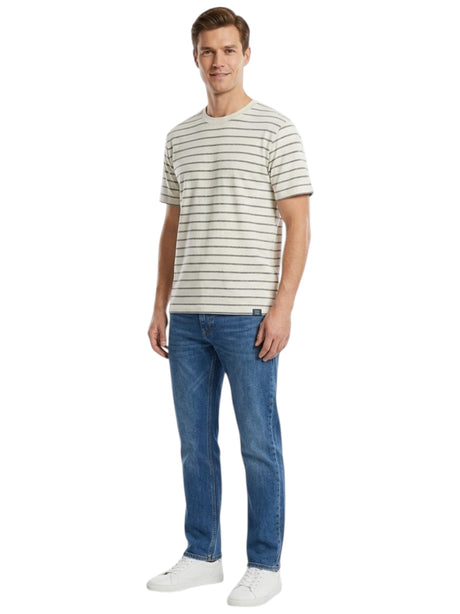 Image for Men's Striped Top,Beige