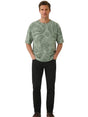 Image for Men's Printed Top,Light Olive