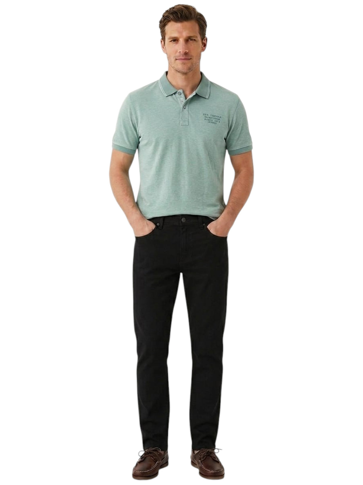 Image for Men's Printed top,Mint Green 