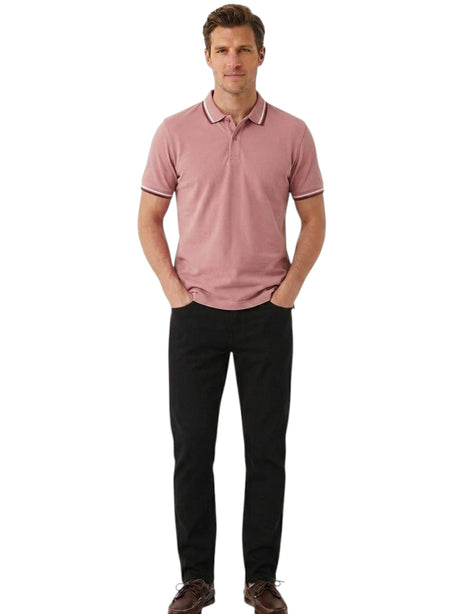 Image for Men's Plain Solid Top,Pink