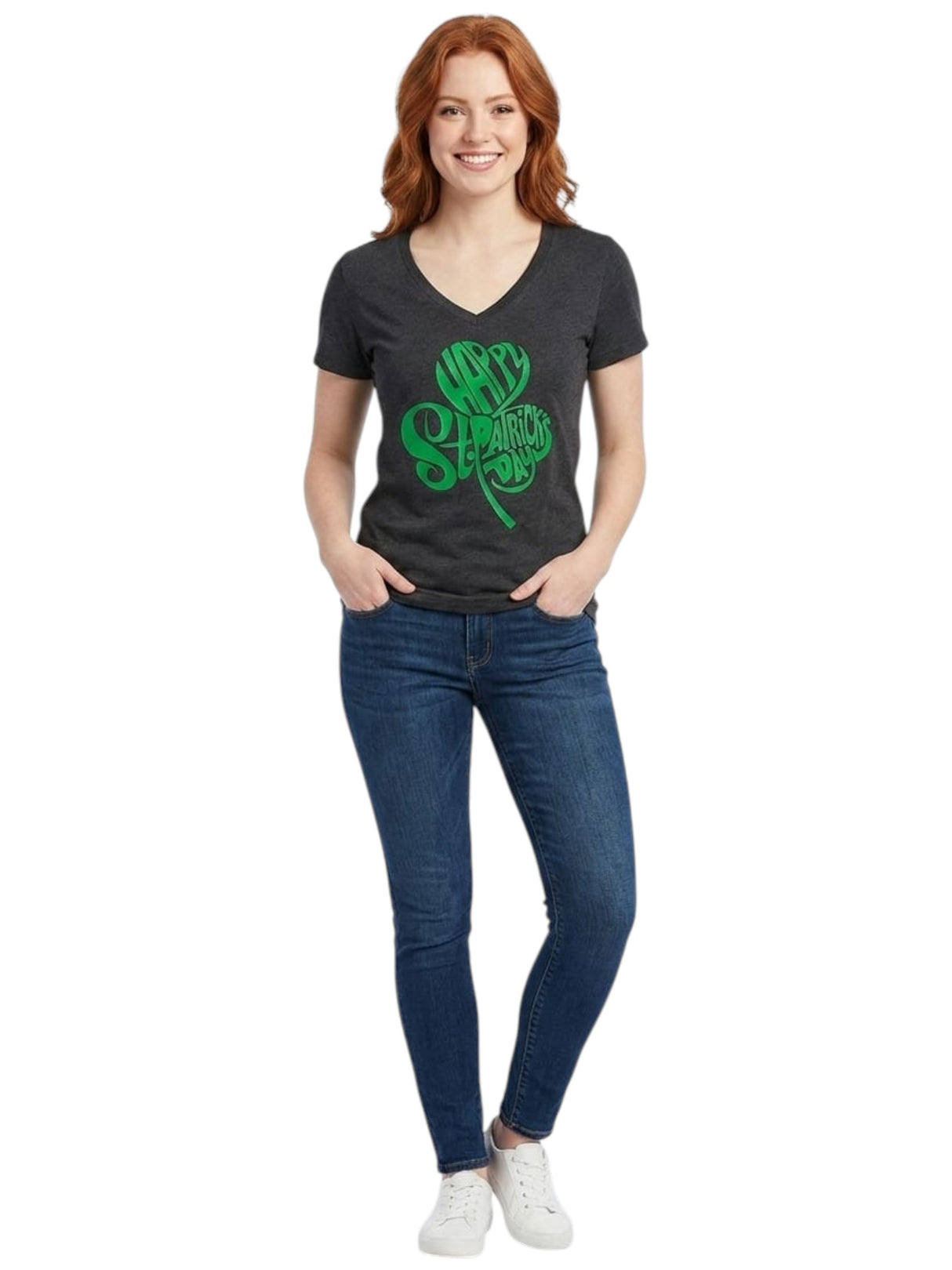 Image for Women's Printed Top,Black