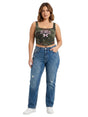 Image for Women's Camo Printed Crop Top,Multi