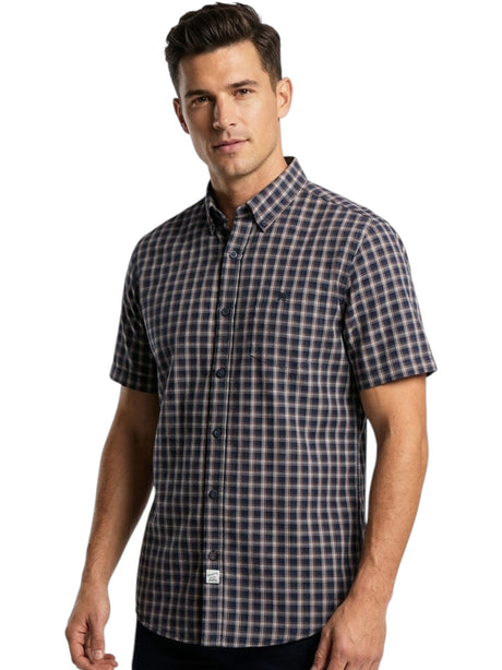 Image for Men's Plaid Dress Shirt,Multi
