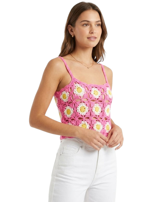 Image for Women's Open  Knitted Top,Pink