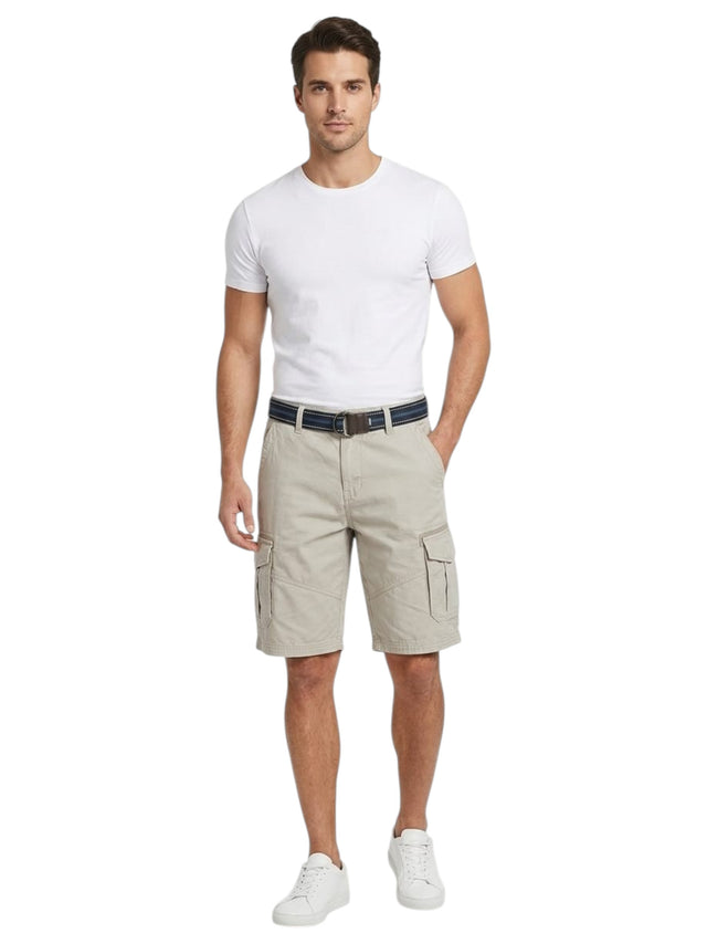 Image for Men's Plain Short&Belt,Beige