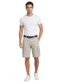 Image for Men's Plain Short&Belt,Beige