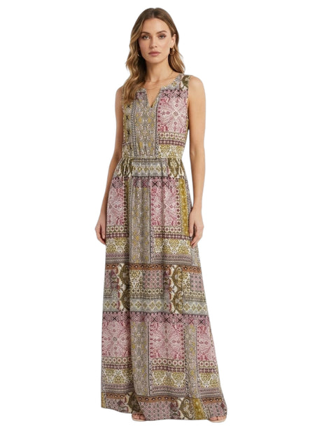 Image for Women's Printed Dress,Multi