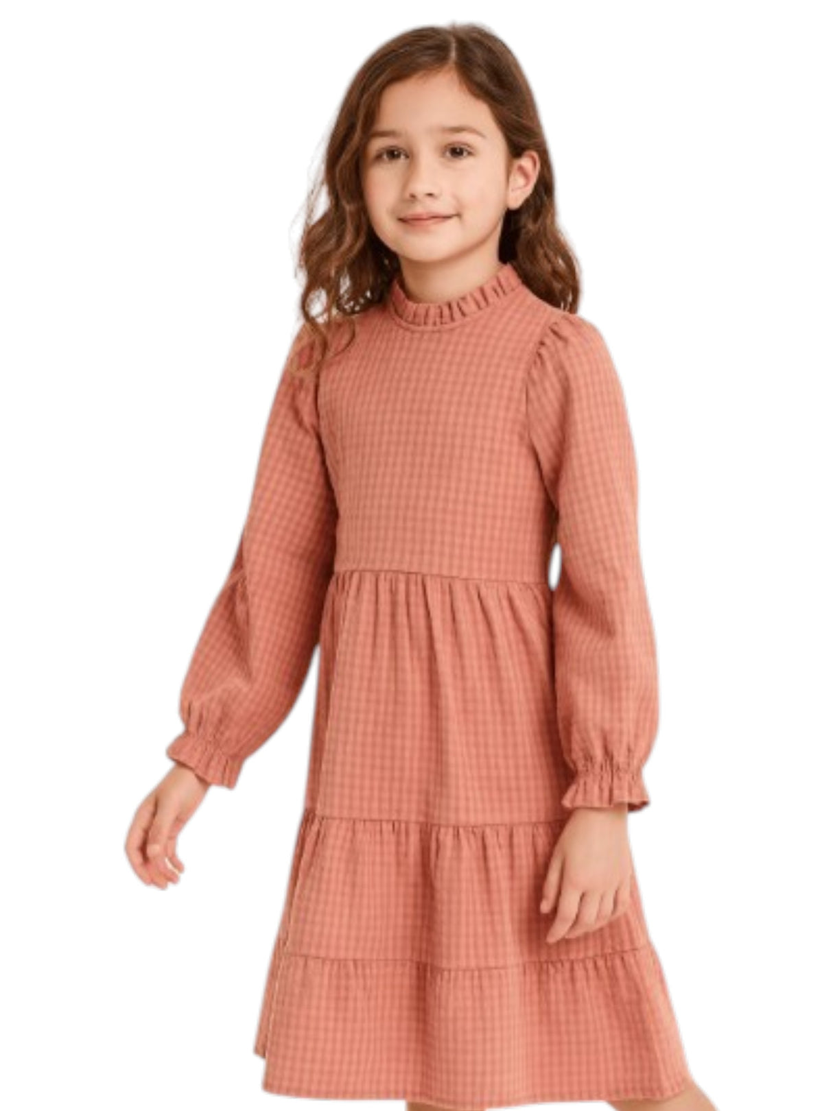 Image for Kids Girl's Plaid Dress,Multi