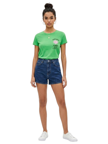 Image for Women's Printed Top,Green