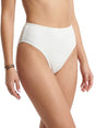 Image for Women's Ribbed Bikini Bottom,White