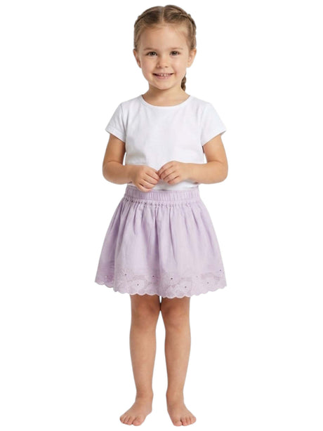 Image for Kids Girl's Textured Skirt,Purple
