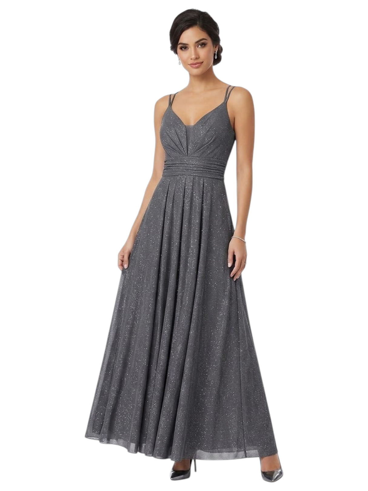 Image for Women's Shiny Dress,Grey