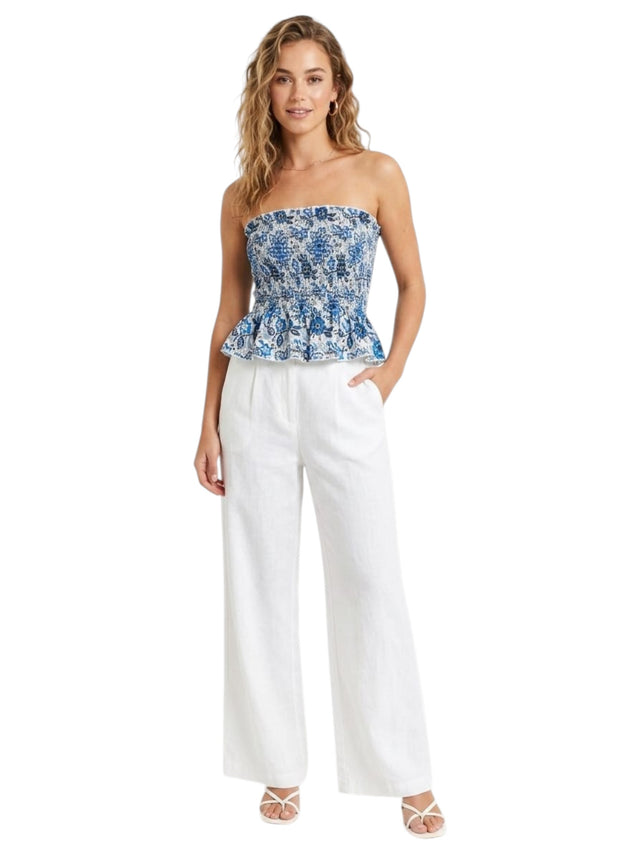 Image for Women's Graphic Printed Off Shoulders Top,Multi