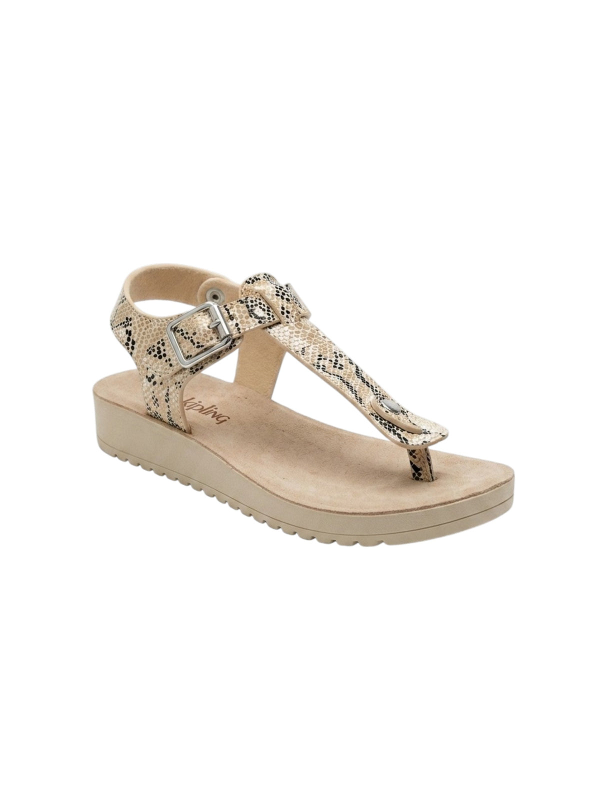 Image for Kids Girl's Printed Sandals,Beige