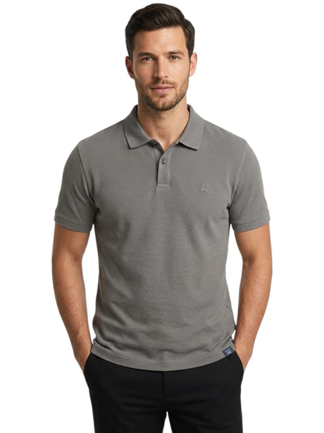 Image for Men's Textured Top,Dark Grey