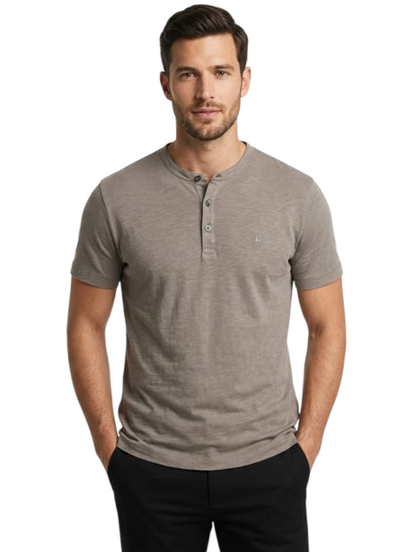 Image for Men's Plain Solid Top,Grey