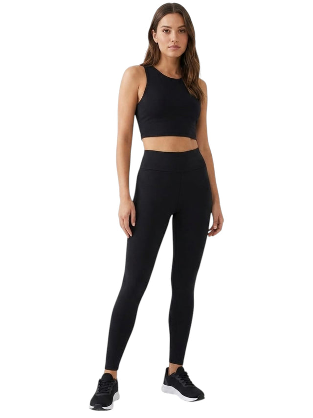 Image for Women's Plain Solid Legging,Black