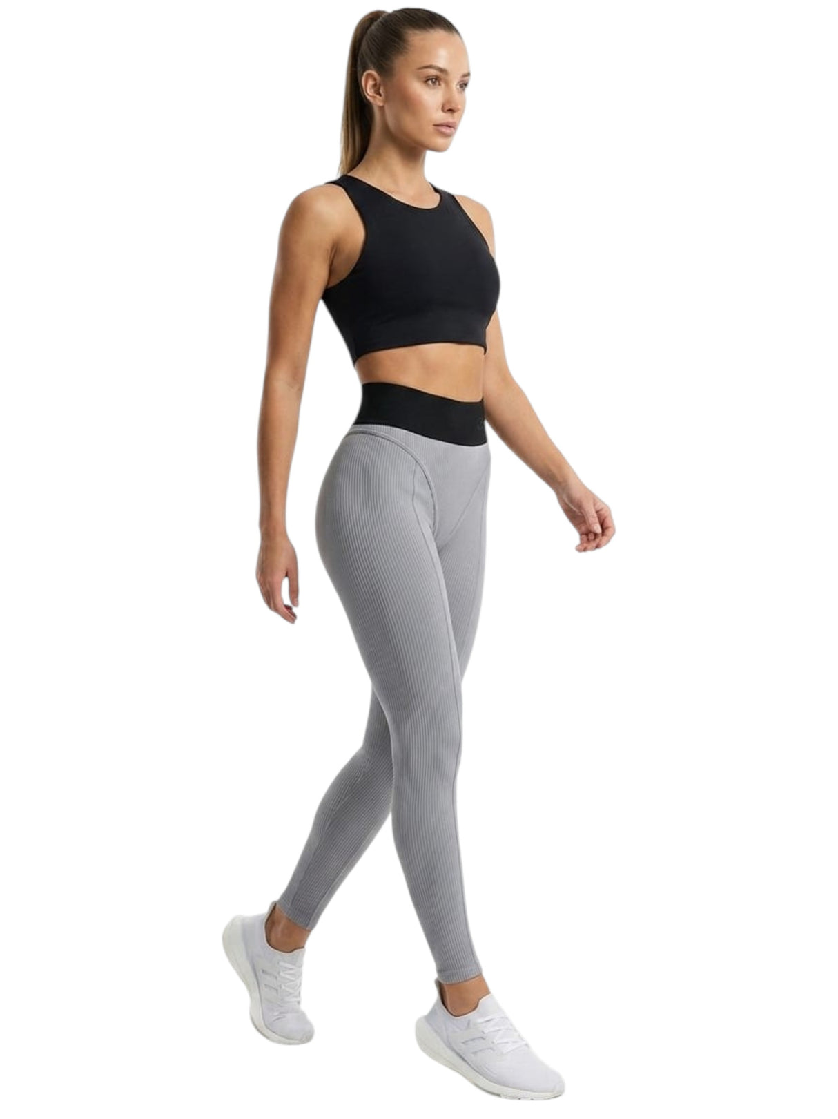Image for Women's Ribbed Legging,Grey