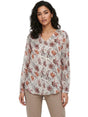 Image for Women's Printed Shiny Top,Multi