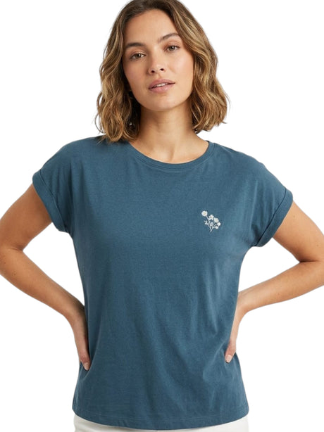 Image for Women's Printed Top,Light Navy