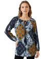 Image for Women's Printed Top,Multi