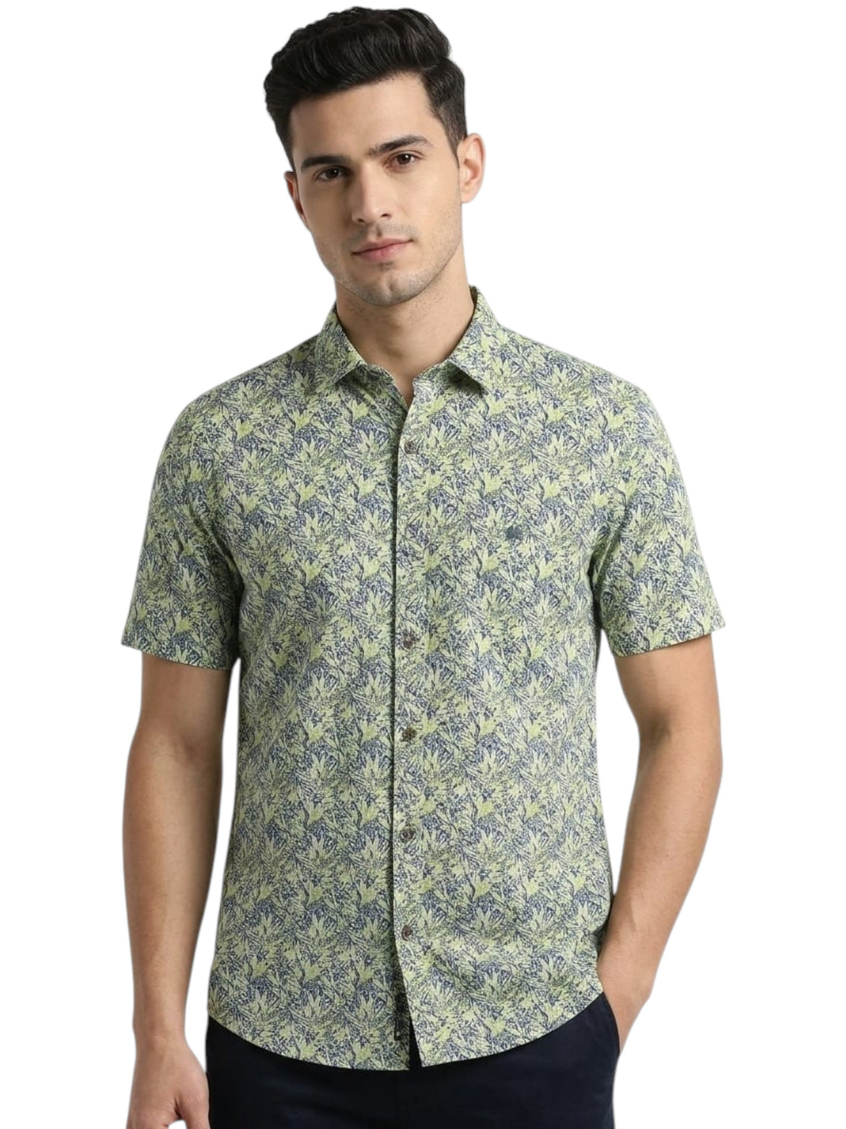 Image for Men's Printed Dress Shirt,Multi