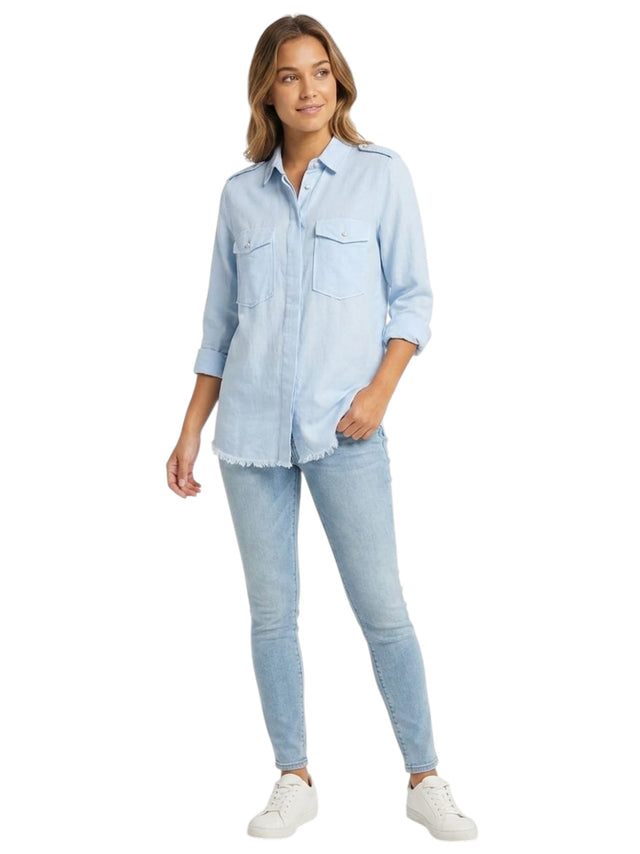 Image for Women's Plain Chemise,Light Blue