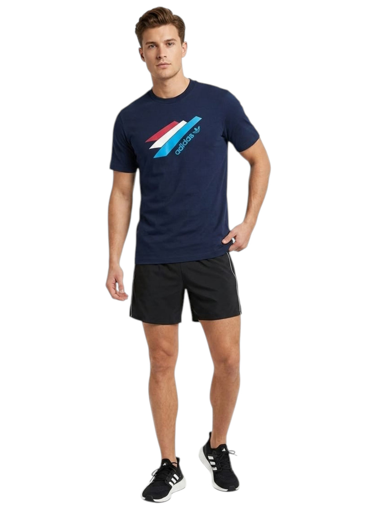 Image for Men's Printed Top,Navy