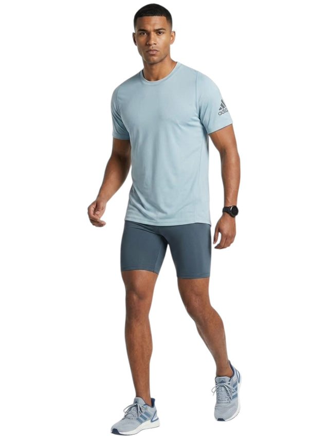 Image for Men's Printed Top,Aqua Blue