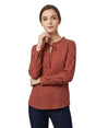 Image for Women's Printed Top,Brick