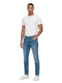 Image for Men's Washed Jeans,Blue