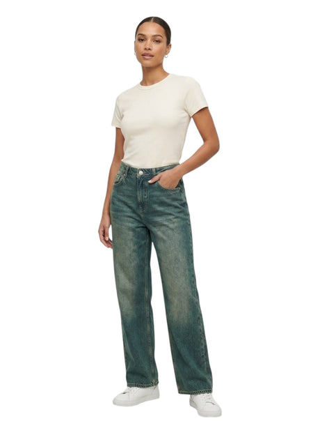 Image for Women's Washed Jeans,Navy