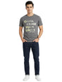 Image for Men's Printed Top,Grey