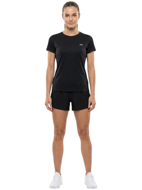 Image for Women's Plain Solid Sport Top,Black