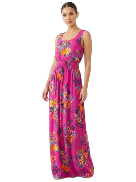 Image for Women's Printed Dress,Pink