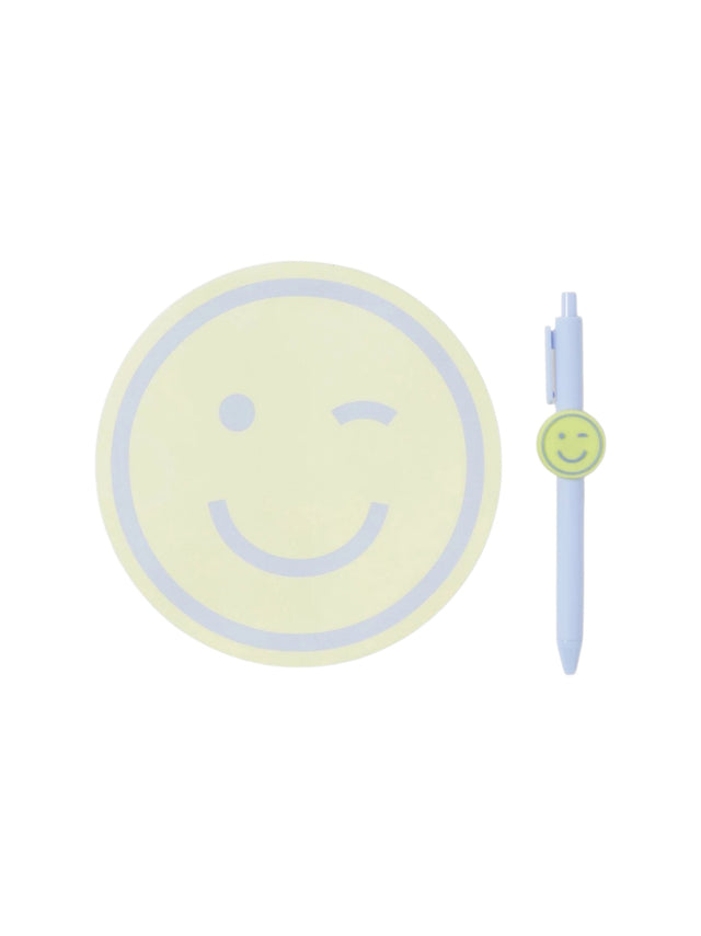 Image for Smiley Notepad With Pen Set