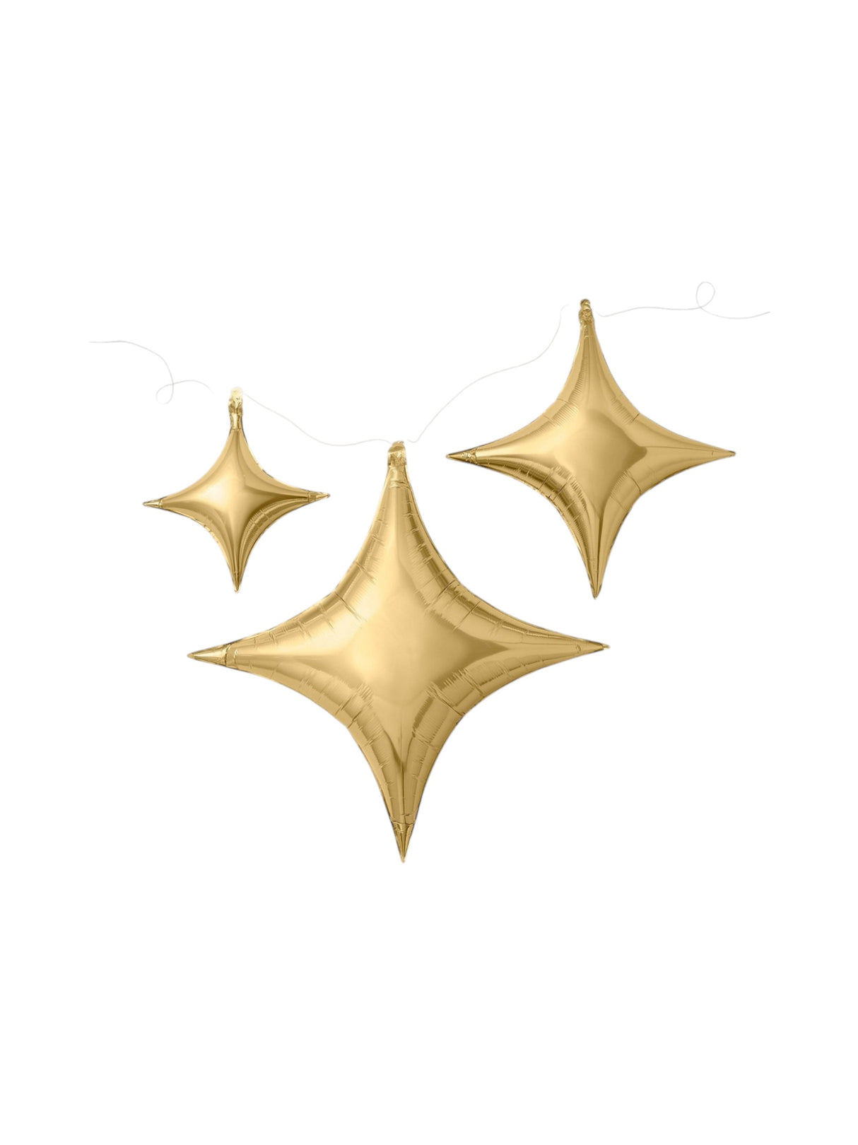 Image for Quadrangle Star Shaped Foil Balloons