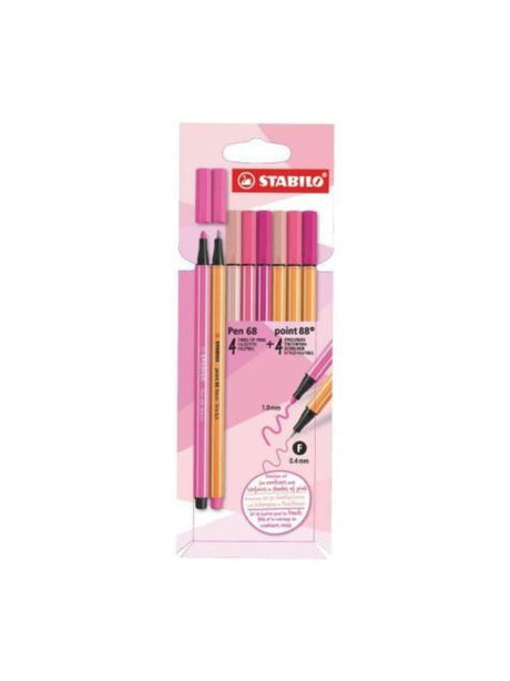 Image for Shades Of Pink Set Of 8