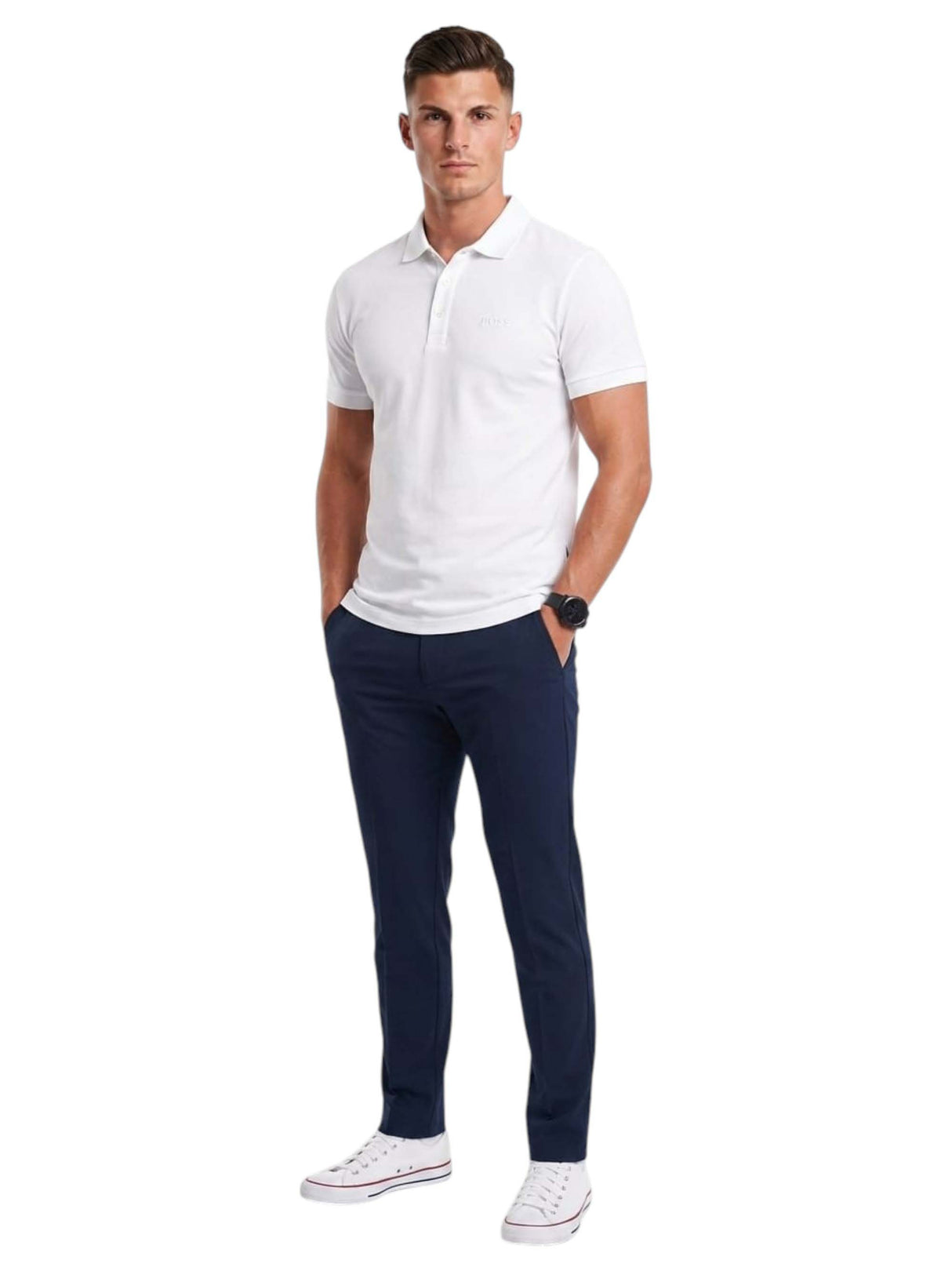 Image for Men's Plain Top,White