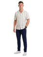 Image for Men's Stripped Dress Shirt,Off White